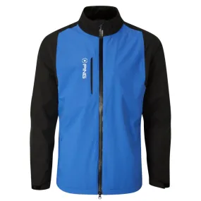Ergonomic Drape Layer Piece Ping SensorDry Pro Waterproof Jacket - Delph Blue/Black
