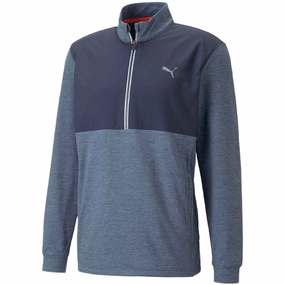 Puma Cloudspun WRMLBL 1/4 Zip Pullover - Navy/Blue product party readiness
