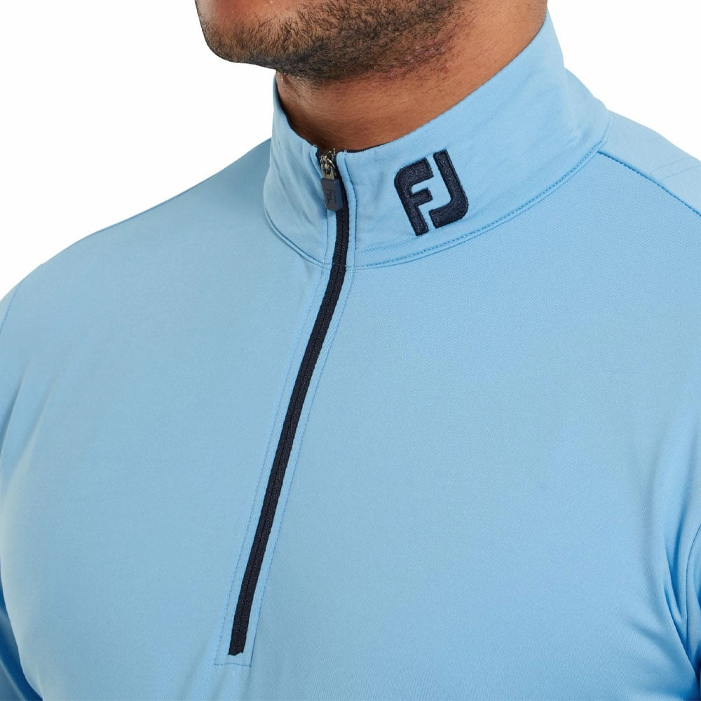 FootJoy Colour Block 1/4 Zip Pullover - True Blue/Navy Essential Clothing