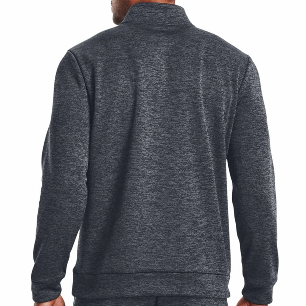soft fit Minimal Staple Under Armour Fleece 1/4 Zip Pullover - Pitch Grey