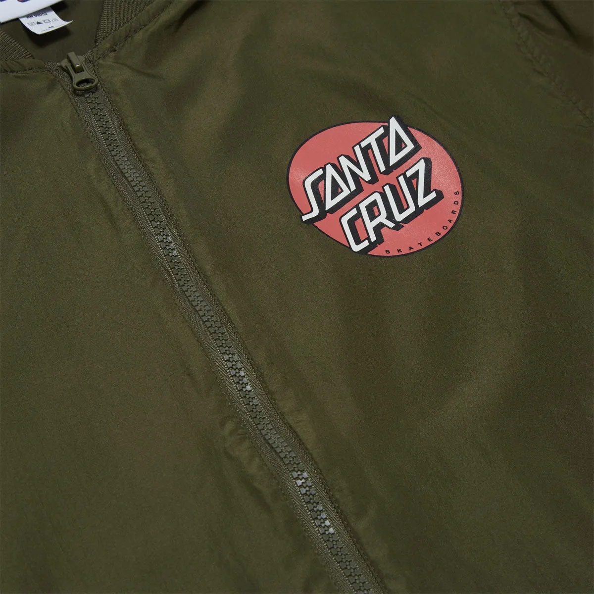 Tech Use Multi Layer Construction Santa Cruz Bond Bomber Jacket - Army