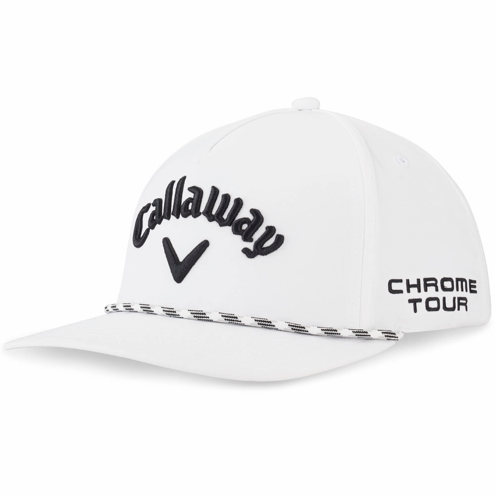 Callaway Tour Authentic Performance Pro Rope Cap - White Performance Wear Go Outdoors