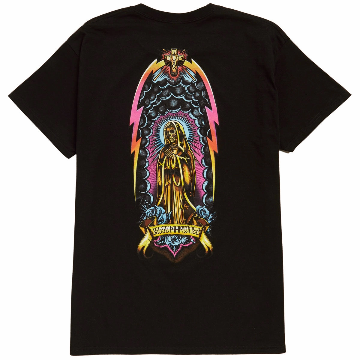 Dogtown Jesse Martinez Guadalupe Handshake T-Shirt - Black Active Style Trend
