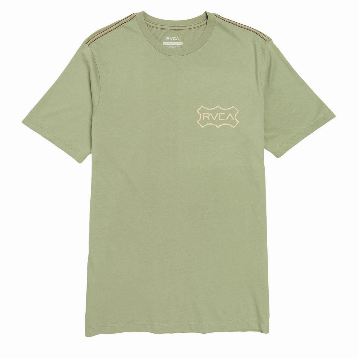 LongLastingColor Minimalist Apparel RVCA Genuine T-Shirt - Ranger Green
