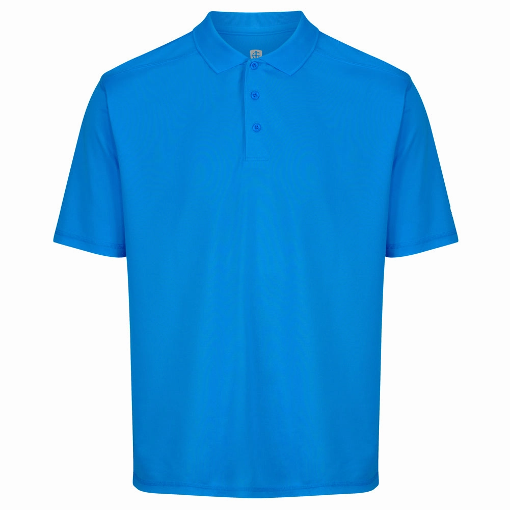 Island Green Essential Pique Polo Shirt - Marine Active Essentials Cool Layering
