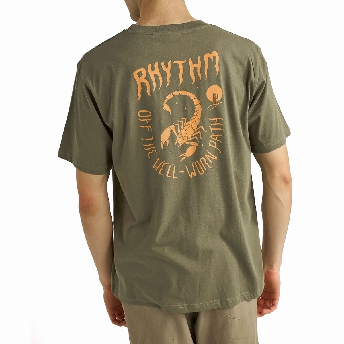 Edgy Quick Fit Rhythm Desert Locals T-Shirt - Military Olive