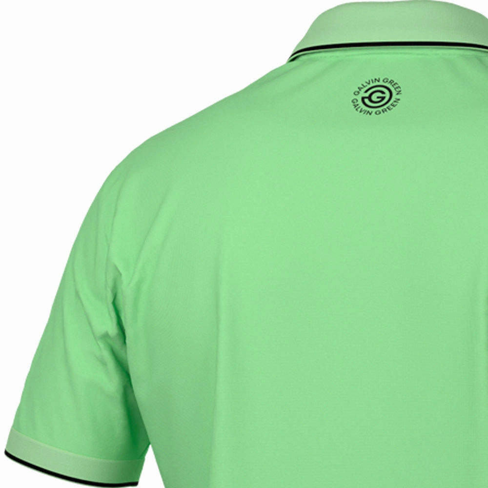 Street Casual Non Restrictive Silhouette Galvin Green Marty Polo Shirt - Fresh Green