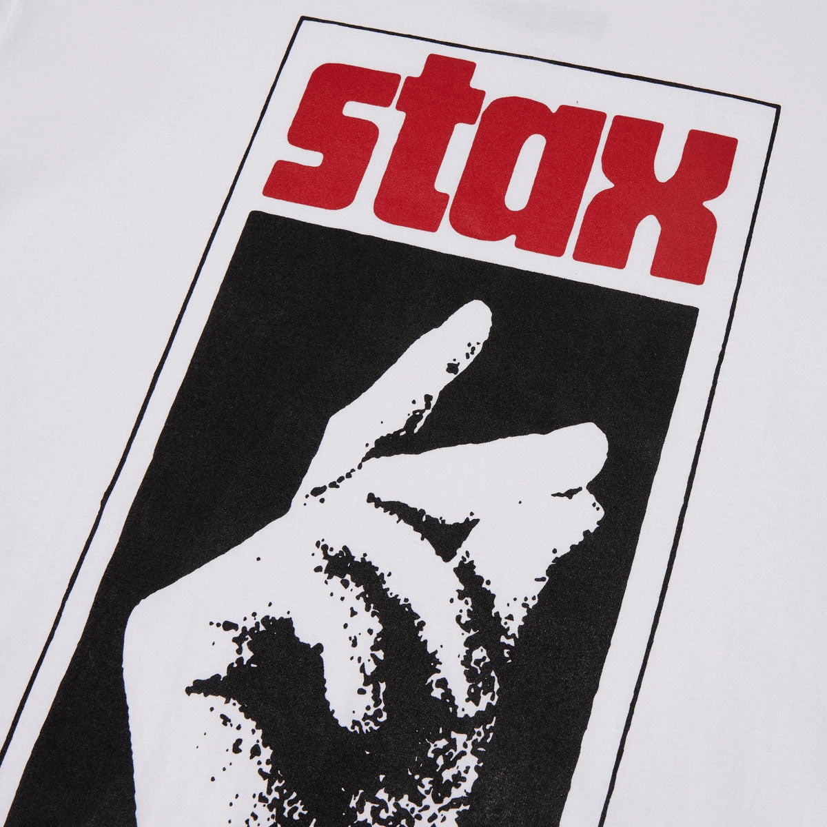 Pastel color Comfortable Shape HUF Stax Snap T-Shirt - White