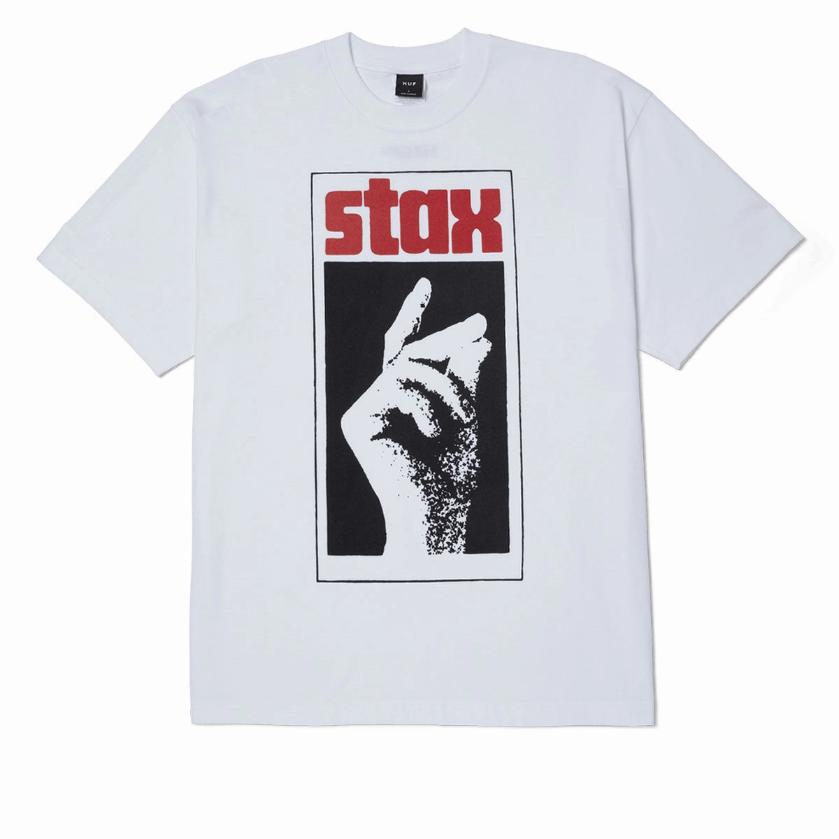 Sophisticated Casual HUF Stax Snap T-Shirt - White