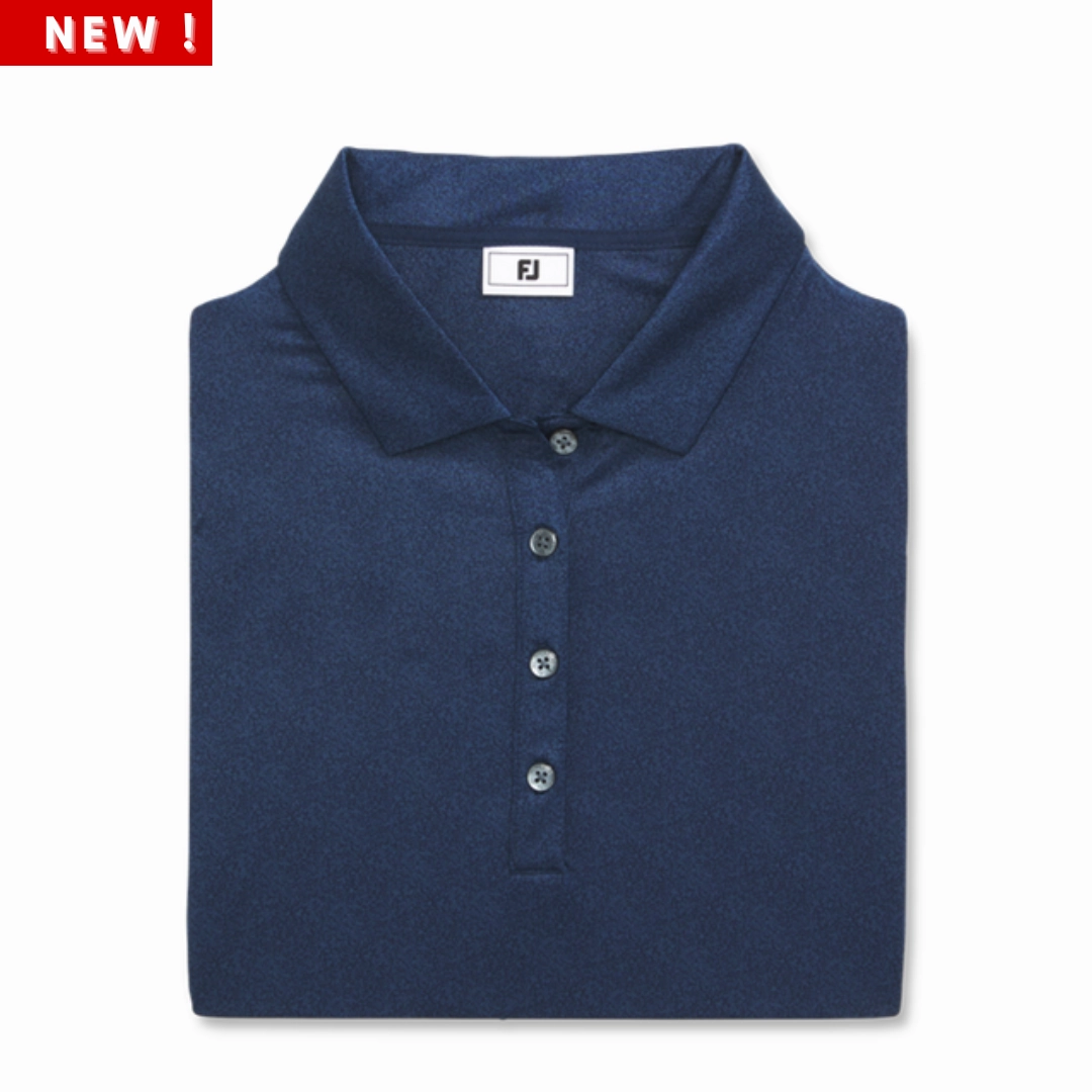 FootJoy Womens Speckle Print Polo Outdoor Fit