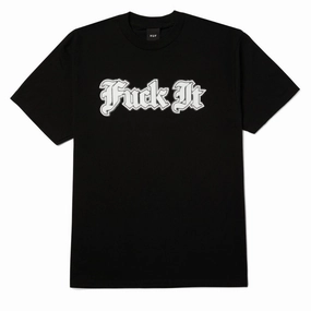 HUF Ives T-Shirt - Black Sporty and Stylish