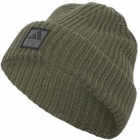 adidas Novelty Beanie - Olive Strata Daywear Piece