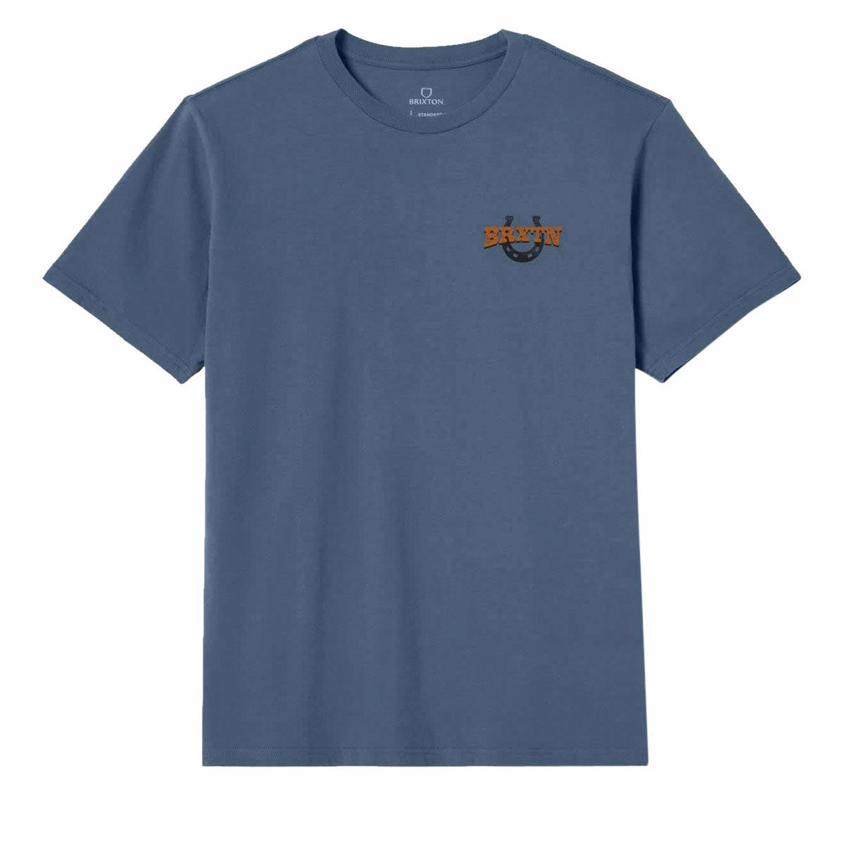 Vibrant Prints Brixton Roughstock T-Shirt - Harbor Blue