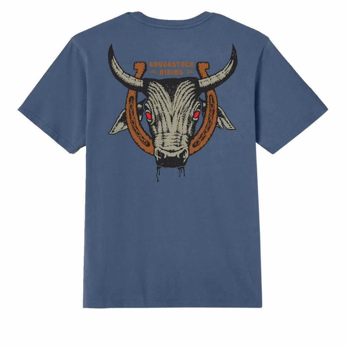 Brixton Roughstock T-Shirt - Harbor Blue Trendy popularity