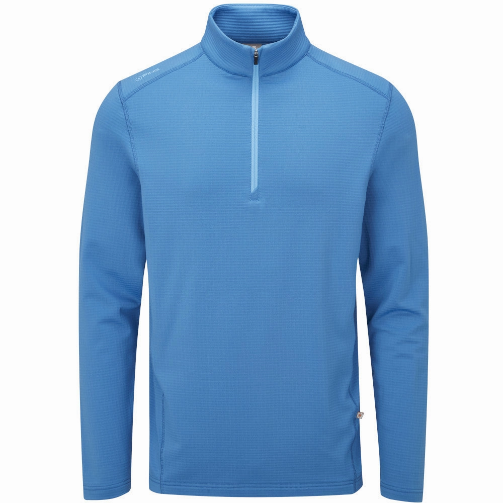 Ping Edwin 1/2 Zip Pullover - Danube Chill Look loop accents