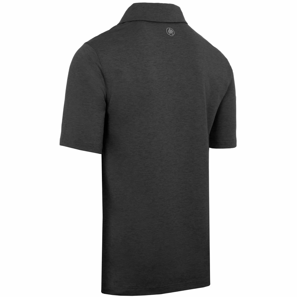 ProQuip Pro Tech Melange Polo Shirt - Black Comfortable Shape LayeredSleeveConstruction