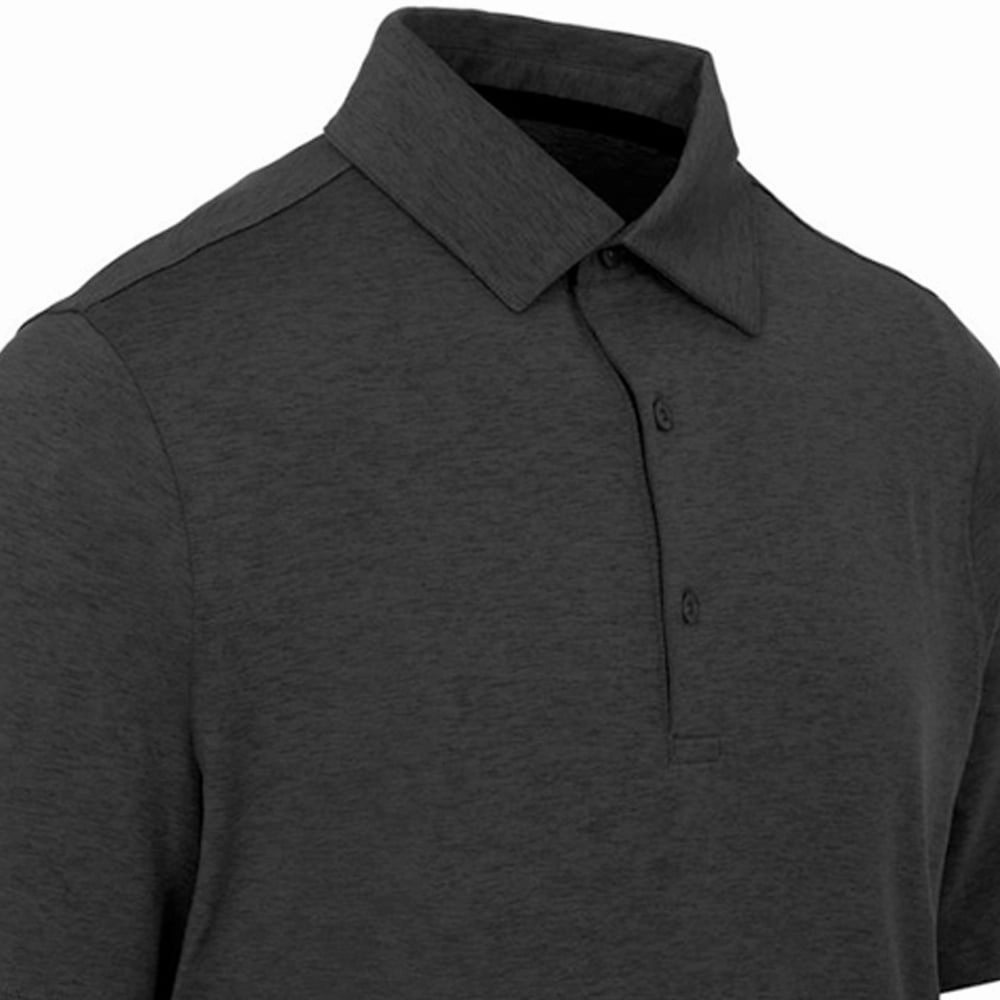 Street Outfit Beach Outfit ProQuip Pro Tech Melange Polo Shirt - Black