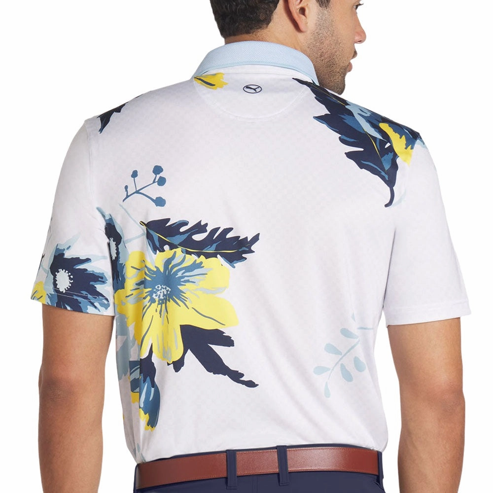 Quick Release Hem Puma MATTR Terrance Polo Shirt - Silver Sky