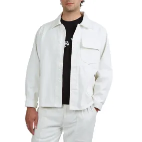 Reinforced Stitching CCS French Cropped Chore Jacket - White