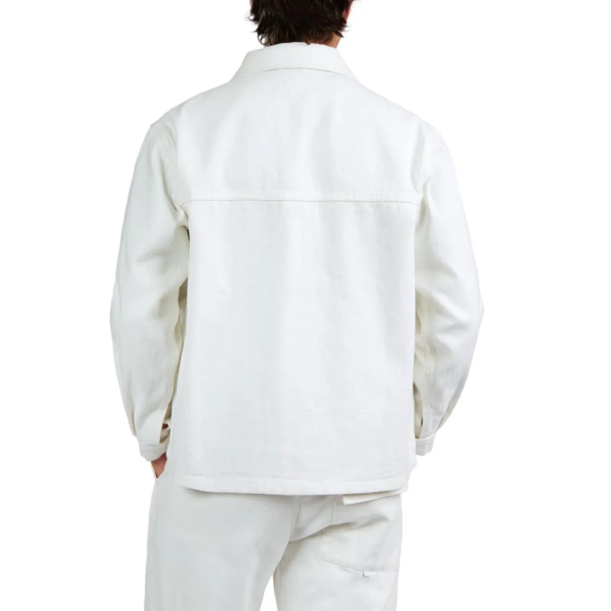 New Cut CCS French Cropped Chore Jacket - White