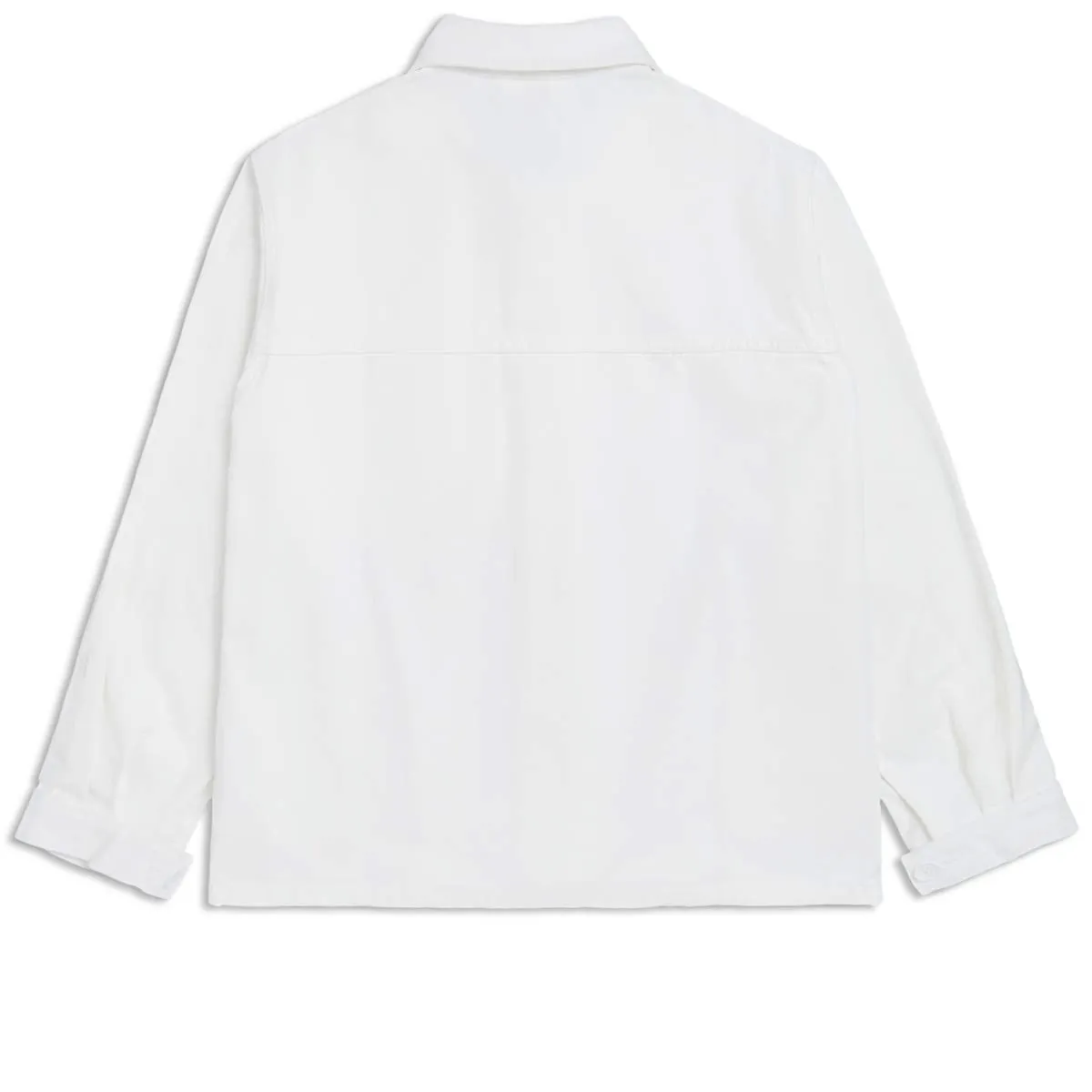Eco Conscious Dye Process Formal Use CCS French Cropped Chore Jacket - White