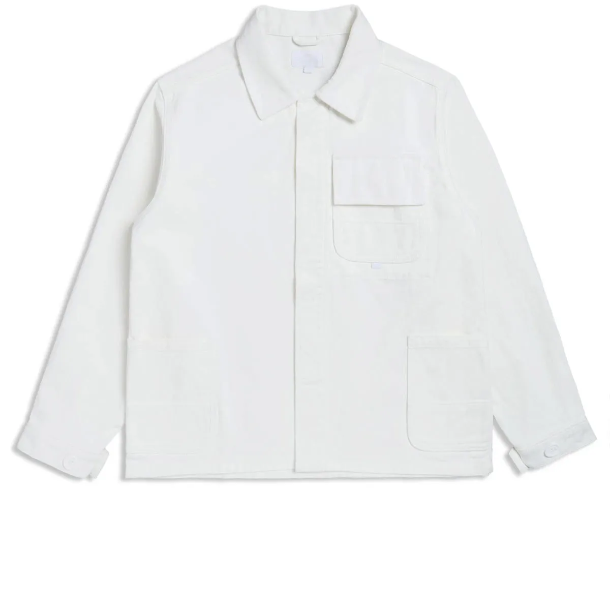 Lightweight Warmth Core CCS French Cropped Chore Jacket - White