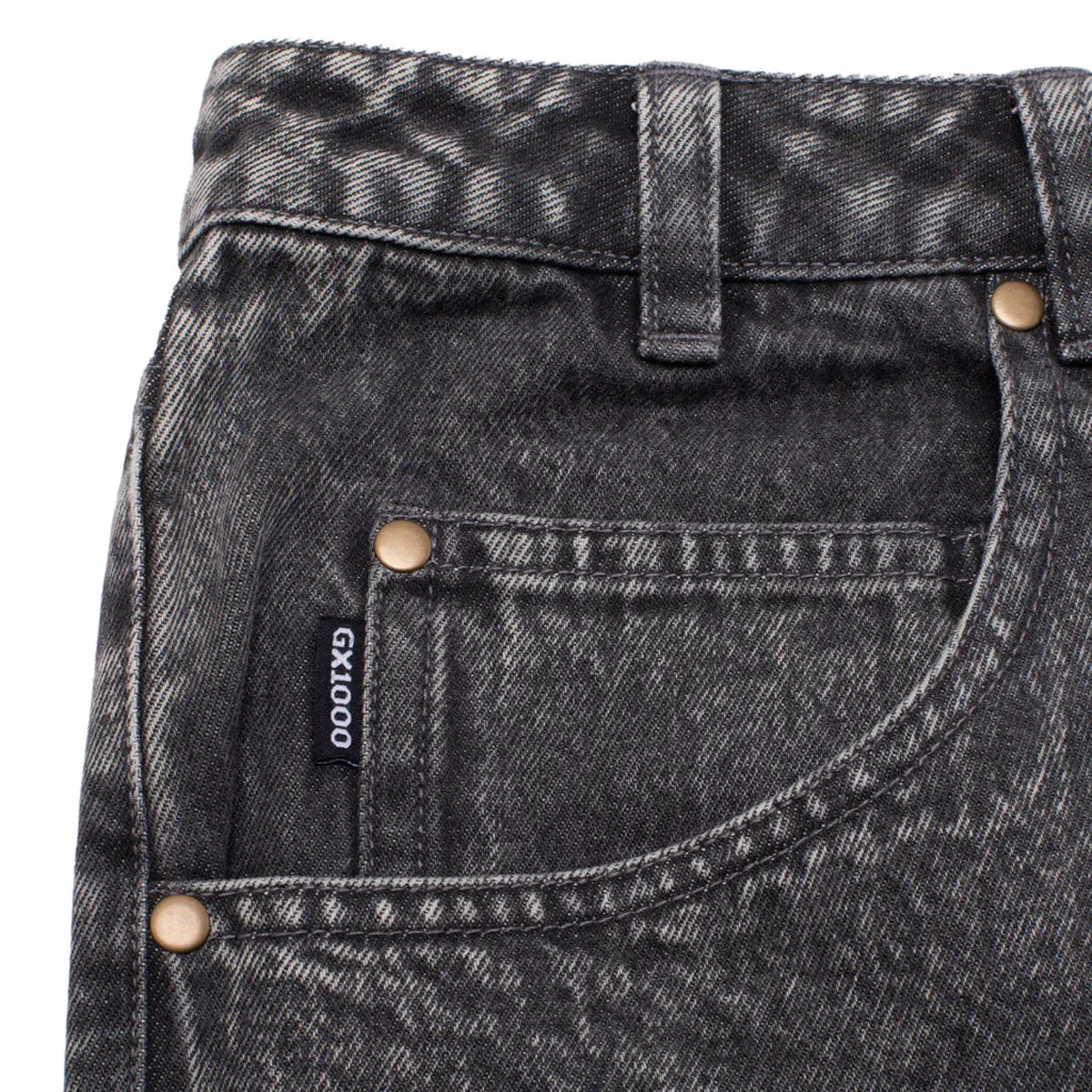 Daily Comfort Fit Relax Fit Wear GX1000 Baggy Jeans - Charcoal