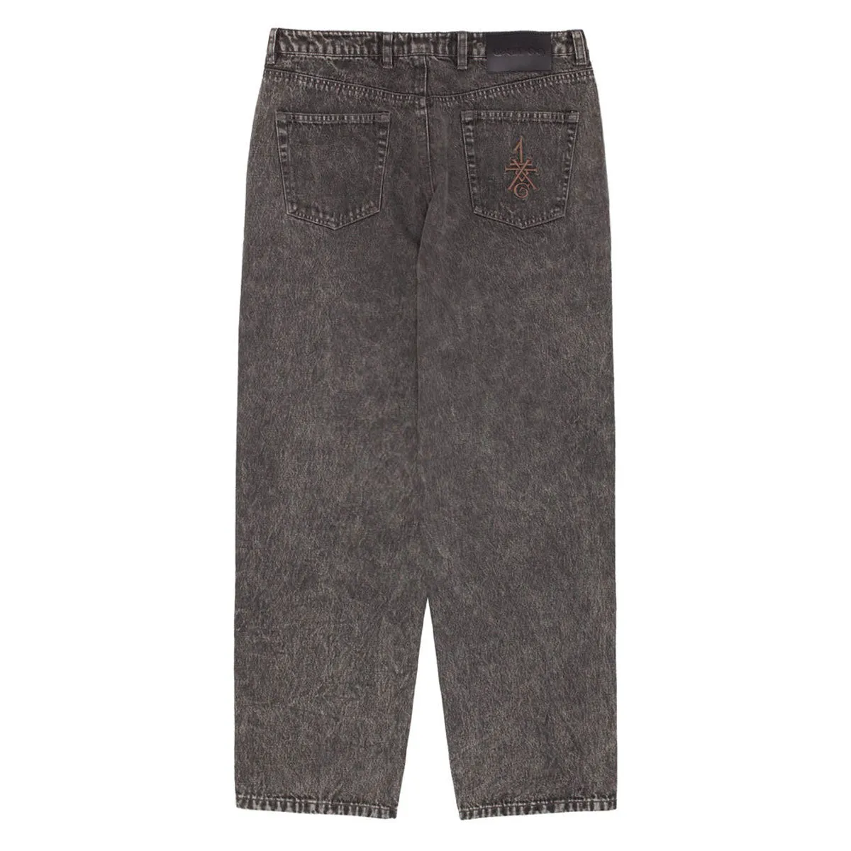 Back pockets pilling resistant GX1000 Baggy Jeans - Charcoal