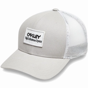 City Mood Modern Casual Oakley B1B HDO Patch Trucker Hat - Stone Grey