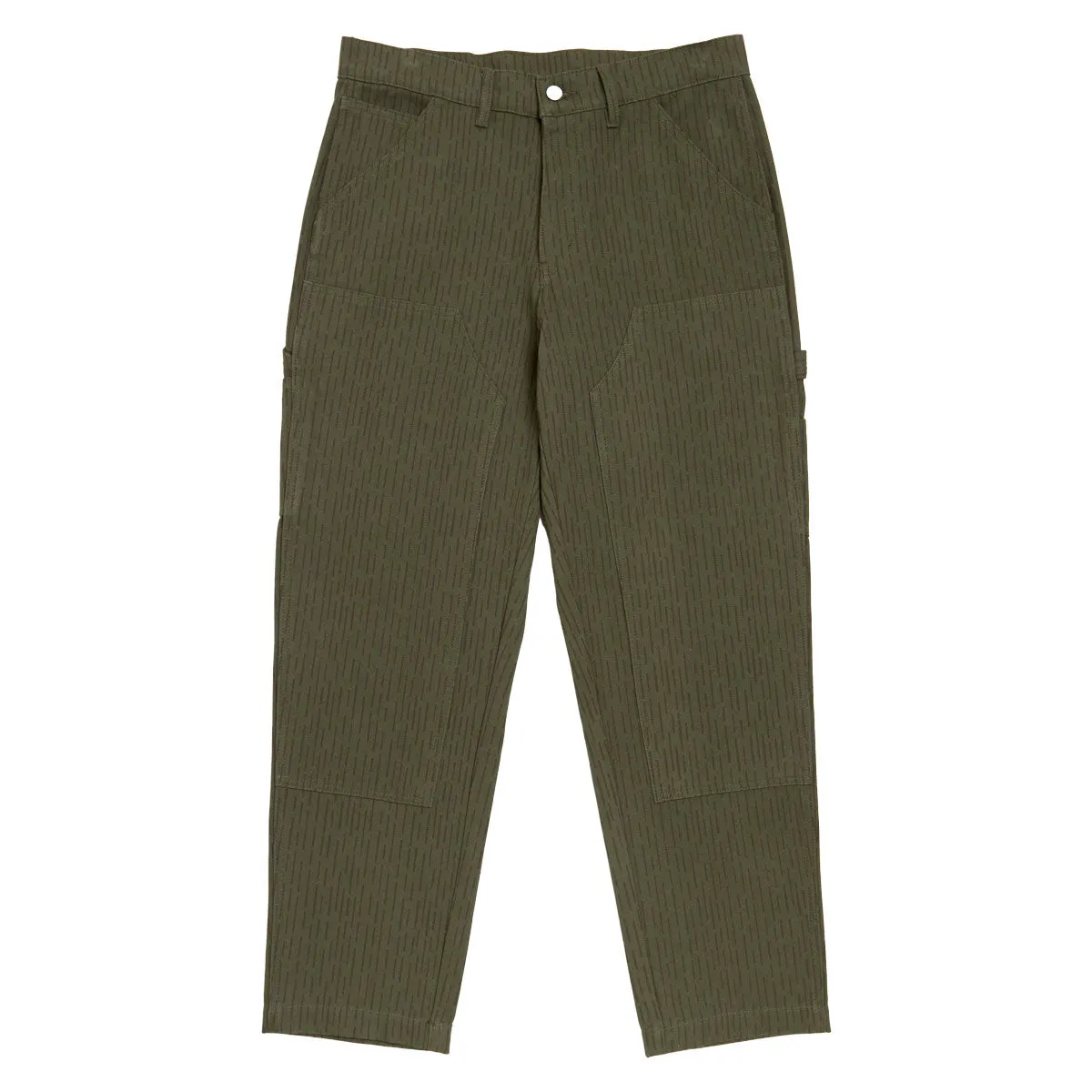 Snack Heavy Duty Carpenter Pants - Rain Camo Breathable Style Cozy Layering