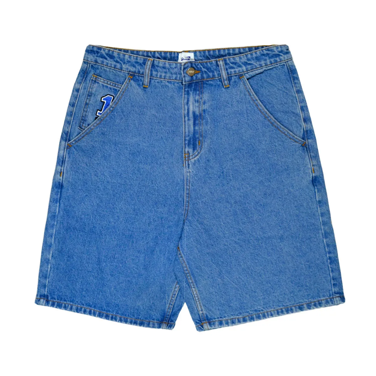 Snack Pole Position Jean Shorts - Skyline Blue Flexible Use