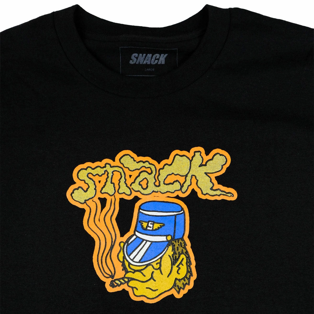 Versatile Piece waterproof Snack Conductor T-Shirt - Black