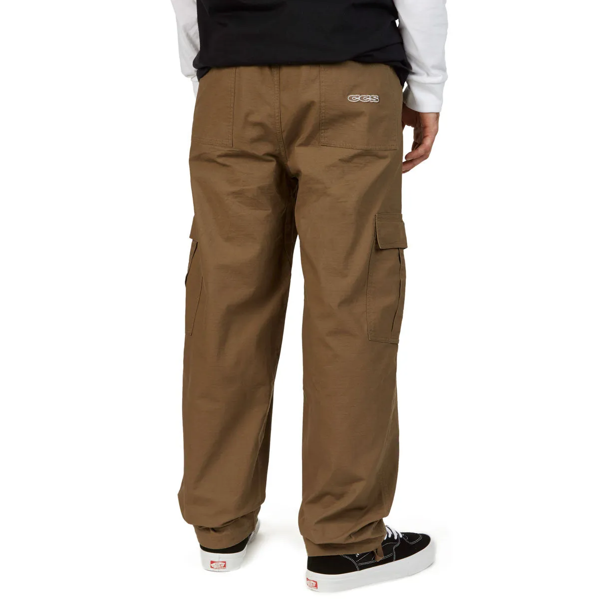 CCS Easy Ripstop Cargo Pants - Brown Quick Dry Fabric Sporty Fit