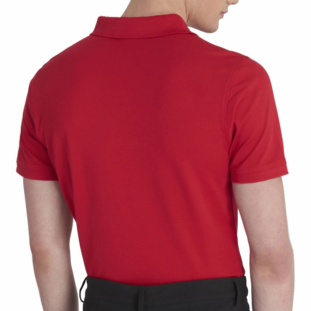 Calvin Klein Planet Polo Shirt - Red Smart Casual Look mix and match