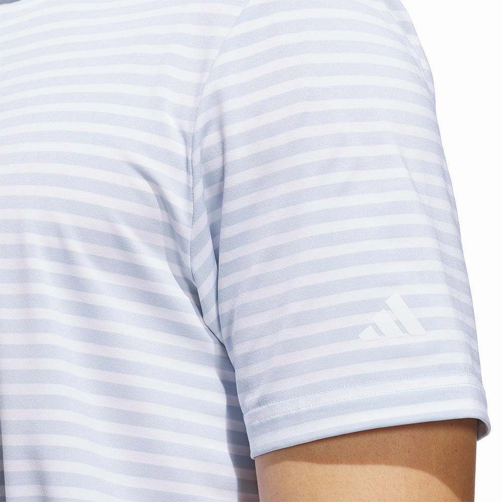 adidas Ultimate365 Stripe Polo Shirt - Wonder Blue/White Simple and Light