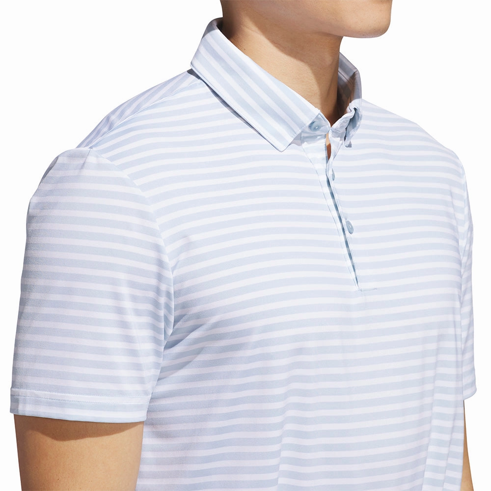 adidas Ultimate365 Stripe Polo Shirt - Wonder Blue/White Fashionable Wear Autumn coziness