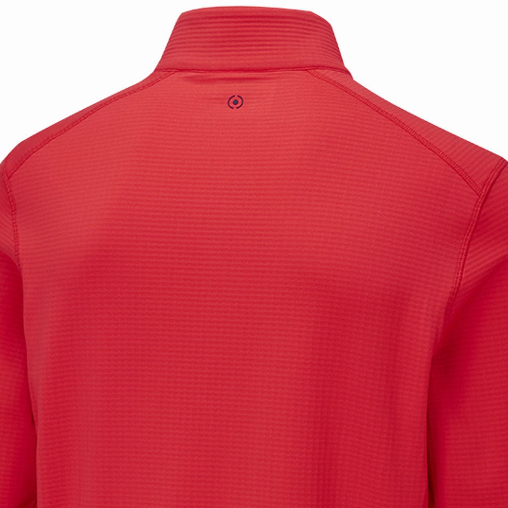 Comfy Outfit Vintage Look Ping Edwin 1/2 Zip Pullover - Poppy