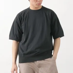 FILMELANGE / Elmer Extra Mini-piled Short Sleeved Sweat Tee Travel Style Trend Functional Wear