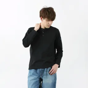 TIEASY / HDCS Henry neck long sleeve T-shirt Outdoor Leisure Durable Material