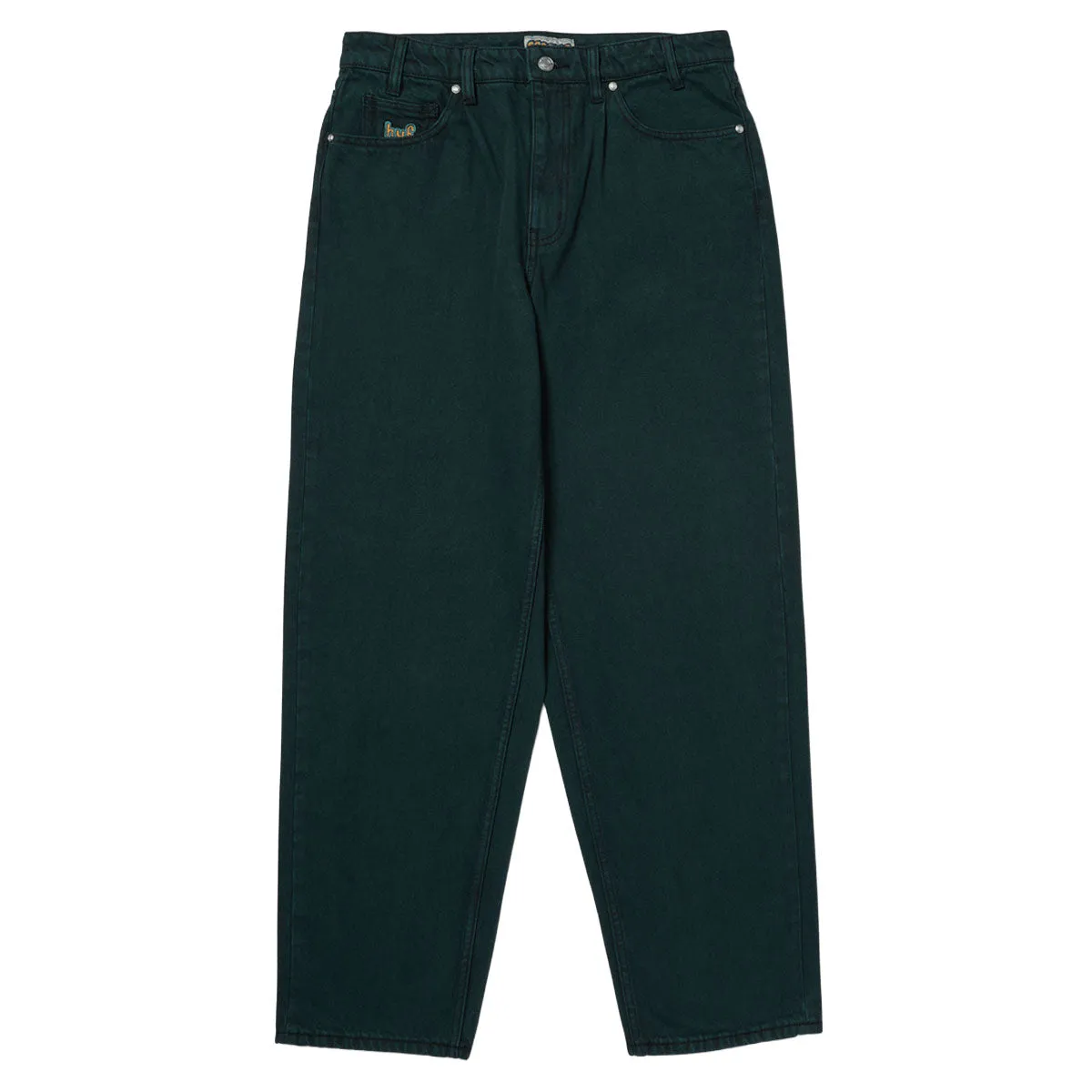 HUF Cromer Washed Jeans - Evergreen Day Hike Seamless Design