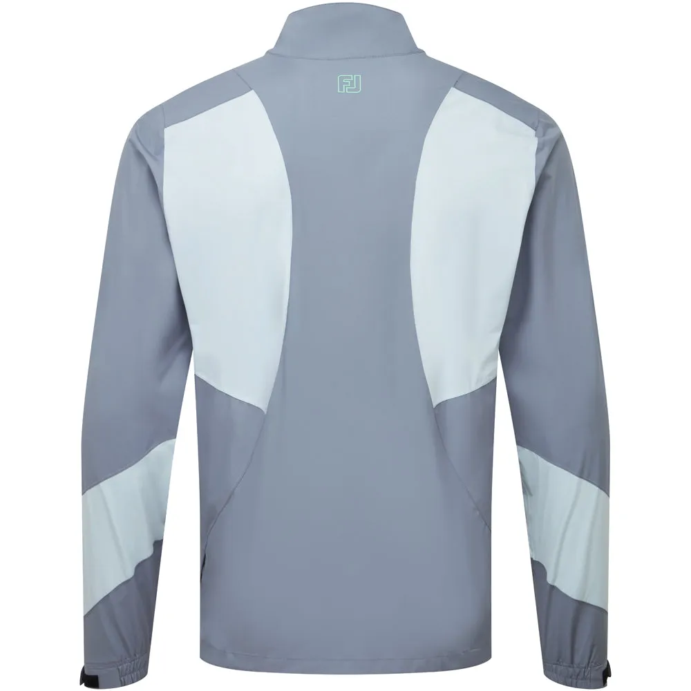 Reflective details Breathable Technology FootJoy HydroLite X Waterproof Jacket - Flint/Niagara