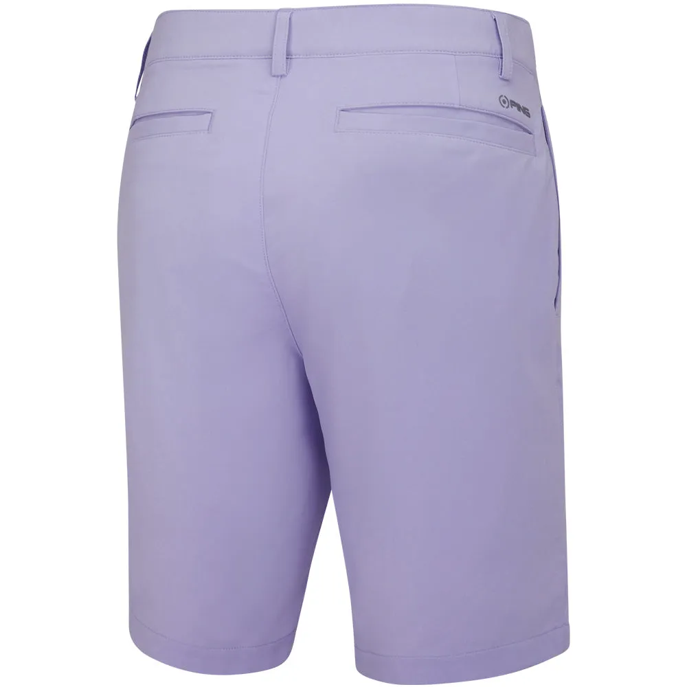 Ping Barret Shorts - Purple Ash Marl Elastic hem