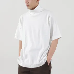 GICIPI / Squalo turtleneck relaxed fit t-shirt Relaxed Armhole Cut Heathered Texture
