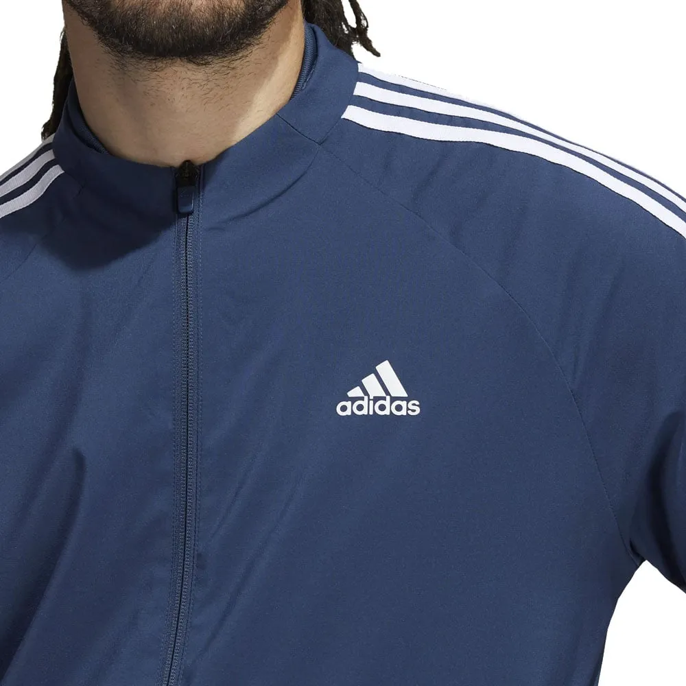 adidas Lined Full-Zip Jacket - Crew Navy Elegant Styling Stripe Look