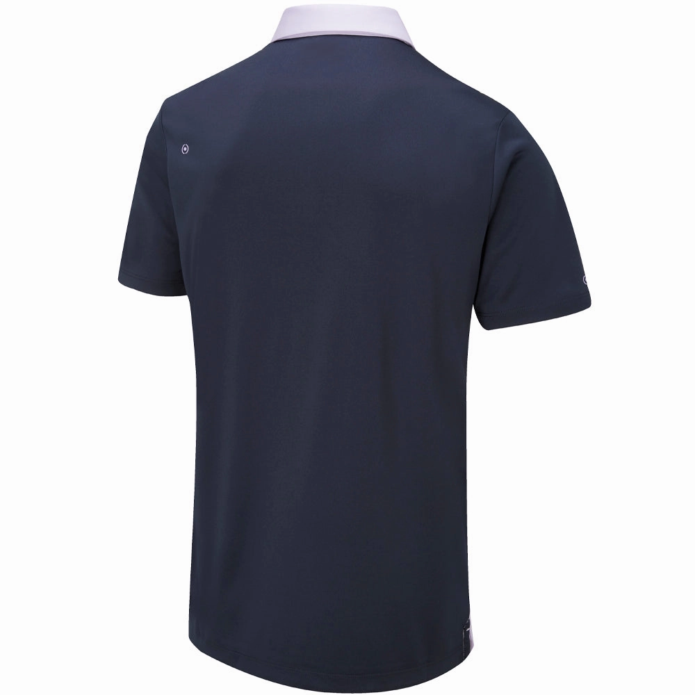 Ping Morten SensorCool Polo Shirt - Cool Lilac/Navy Casual Elegance