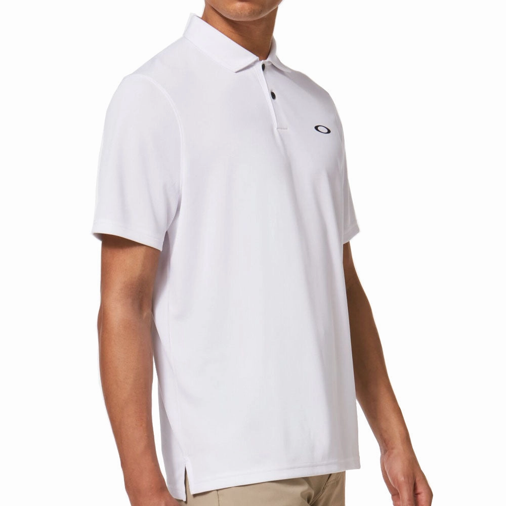 Relaxed Comfort Look Oakley Icon TN Protect RC Polo Shirt - White