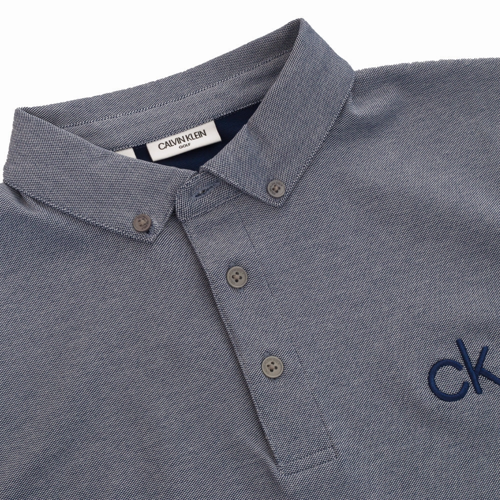 Basic Piece Calvin Klein Hagen Pique Polo Shirt - Navy