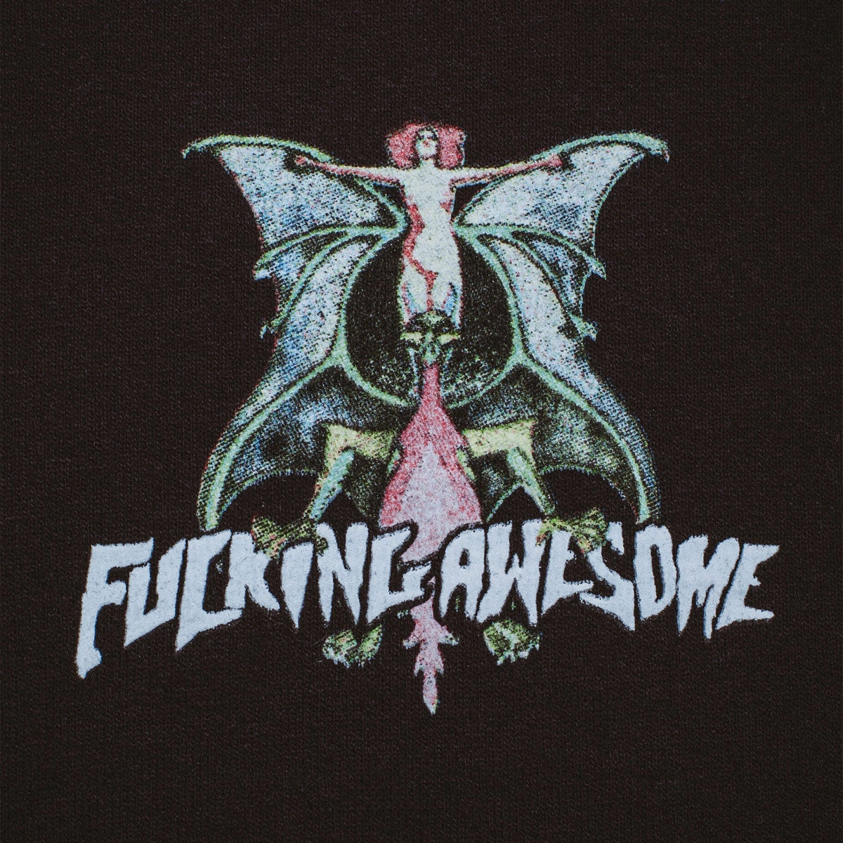 spring holiday Performance Fabric Fucking Awesome Time Bandits Crewneck Sweatshirt - Black
