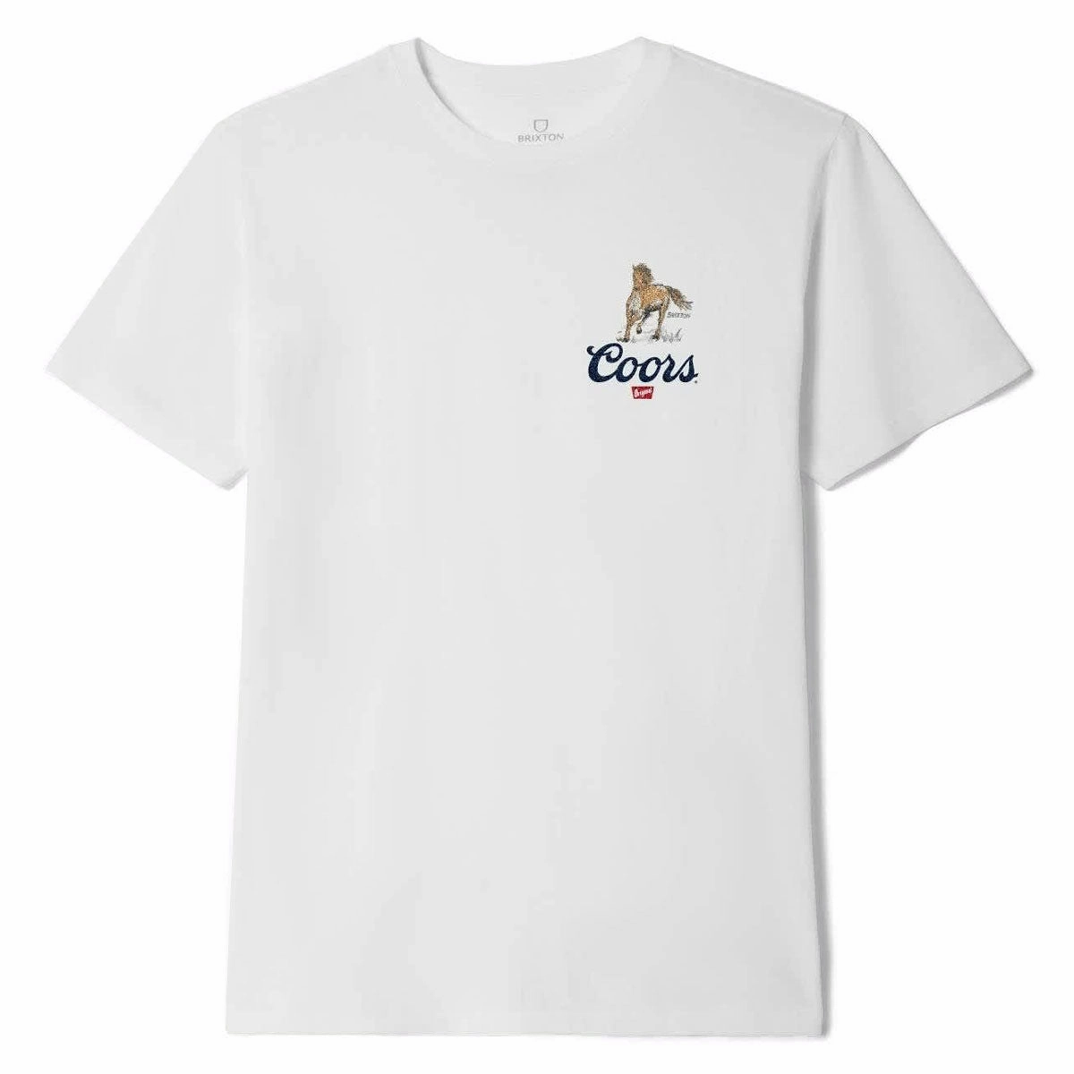Brixton x Coors Roam T-Shirt - White kids'
