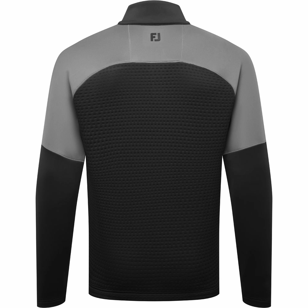 FootJoy ThermoSeries Jacquard Midlayer - Black/Charcoal Anti Pilling product satin lining luxury